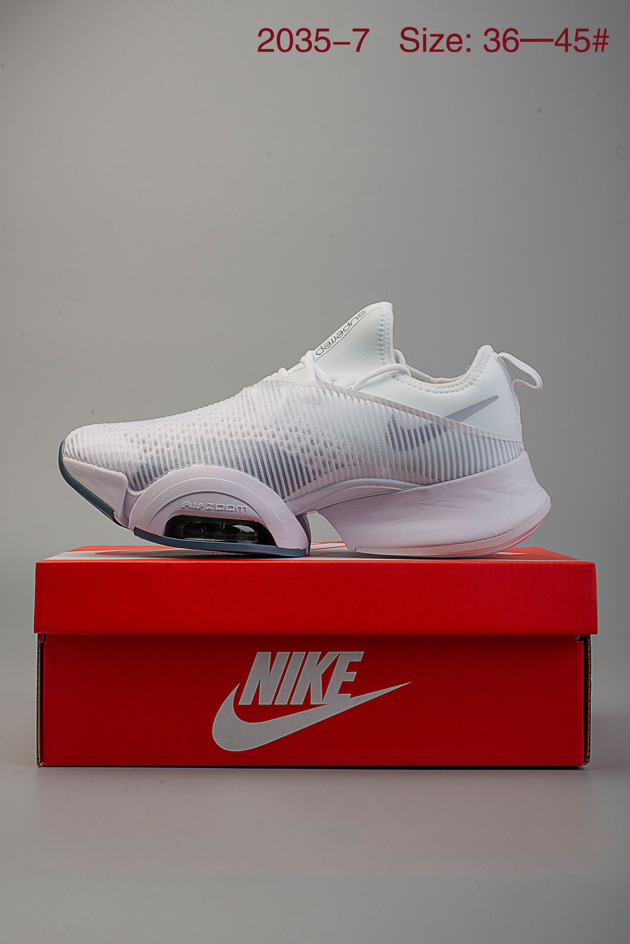 Women Nike AIR ZOOM SUPERREP White Grey Shoes